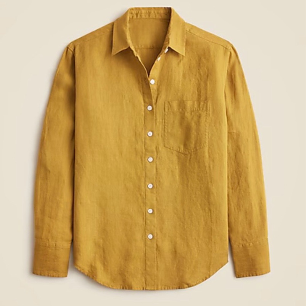 JCrew Garçon Classic Shirt in Baird McNutt Linen - NWT
